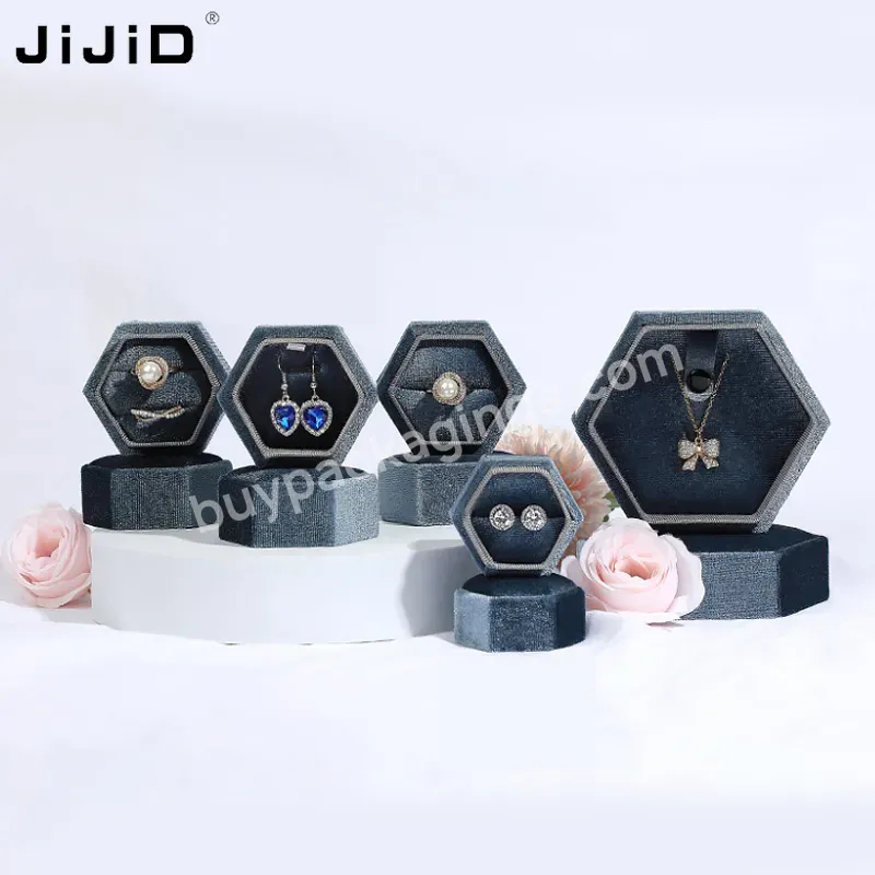 Jijid Custom Logo Wedding Jewelry Packaging Fashion Style Earring Ring Necklace Velvet Luxury Jewelry Packaging Box - Buy Jewelry Gift Box With Bag,Custom Logo Jewelry Gift Box With Bag,Wedding Jewelry Packaging Box And Bag.