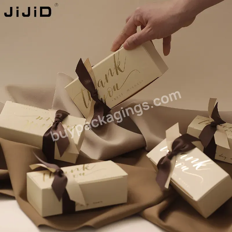 Jijid Wholesale Candy Packaging Carton For Chocolate Wedding Party Return Gift Customized Special Paper Of Dafang Ribbon - Buy Custom Gift Wedding Candy Storage Box Favors Christmas Paper Square Candy Packaging Luxury Empty Chocolate Bonbon Gift Box,