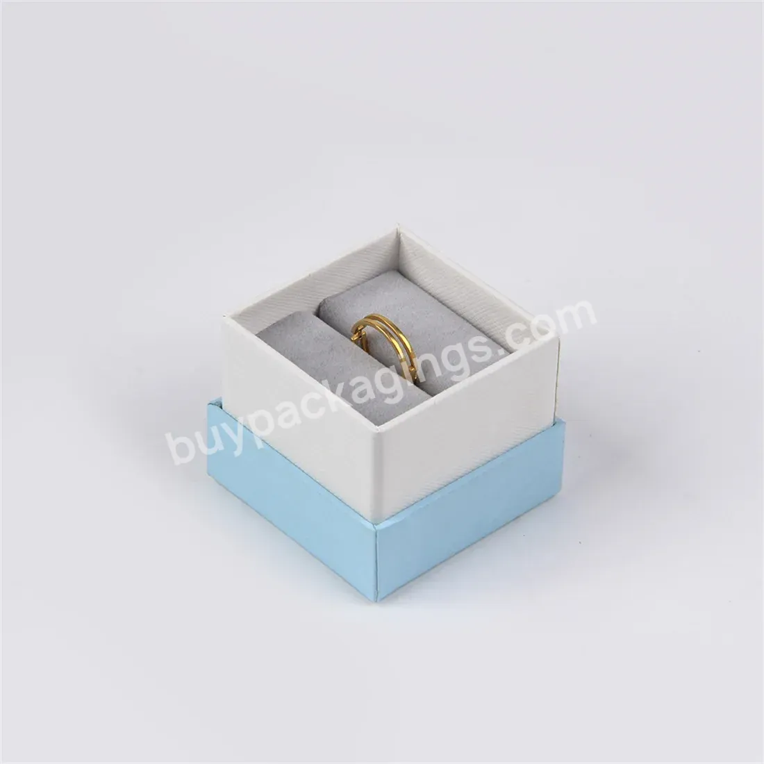 Logo Printed Paper Boxes Customize Shipping Color Packaging Small Ring Necklace Design Custom Paper Jewelry Box