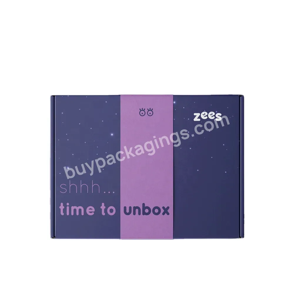 Low Price Purple Corrugated Packing Paper Foldable Mailer Box For Shoes Clothes Packaging With Your Logo Printed - Buy China Wholesale Price Customized Logo Printing Mixed Color Big Size For Underwear Socks Packaging,Low Moq Fancy Design Mixed Color