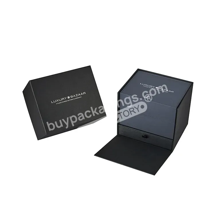 Luxury Custom Logo Wooden Display Caja Para Reloj Boite Montre Watch Packaging Storage Cases Gift Box