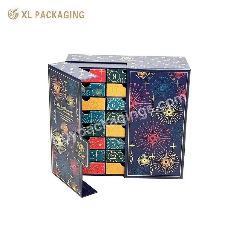 Luxury Gift Count Down Box Christmas Calendar Advent Boxes 24pcs Drawers Christmas Advent Calendar Packaging Box Custom - Buy Luxury Gift Count Down Box With Drawers,Christmas Calendar Advent Boxes 24pcs Drawers,Luxury Christmas Advent Calendar Packa