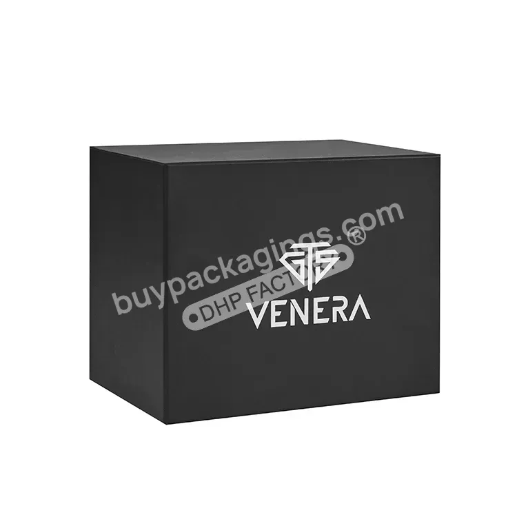 Luxury Handmade Custom Matte Black Fancy Paper Rigid Cardboard Velvet Display Gift Packaging Watch Set Boxes With Custom Logo