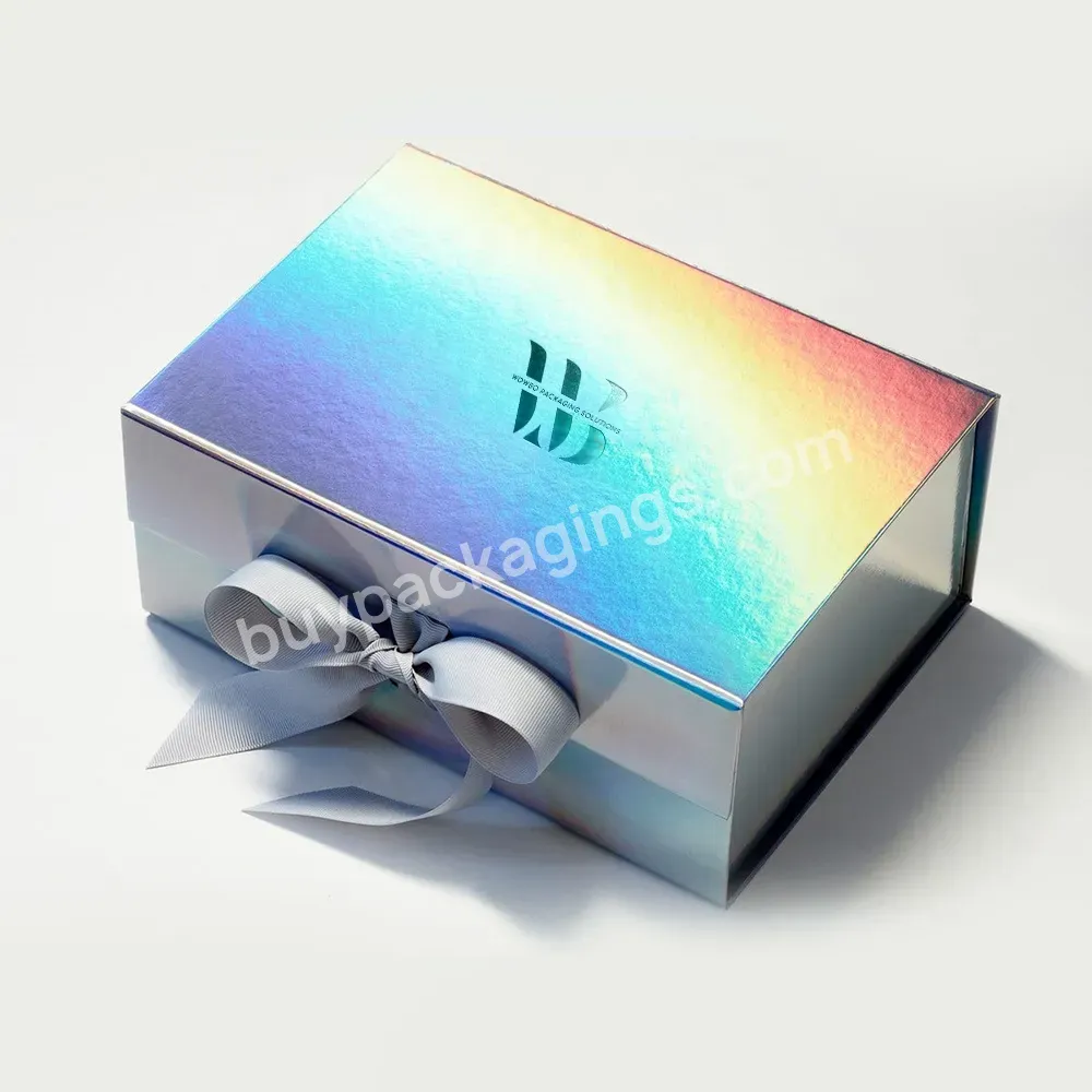 Luxury Shiny Golden Fashion Design Magnet Flap Paper Box Flip Top Custom Colorful Glossy Hologram Metallic Carteras Mariage Cher - Buy Calendario De Avent Mariage Invitation Versand Karton Bebe Boy Dividers Postale Case Container Takeaway Pedi-vac Gi