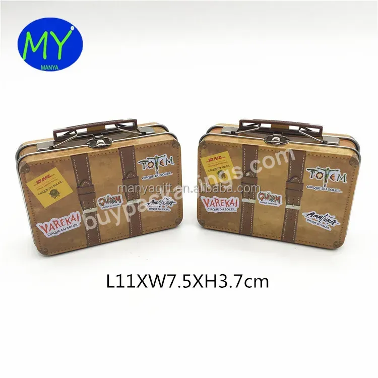 Made In China Lunch Small Metal Box With Handle For Promotion