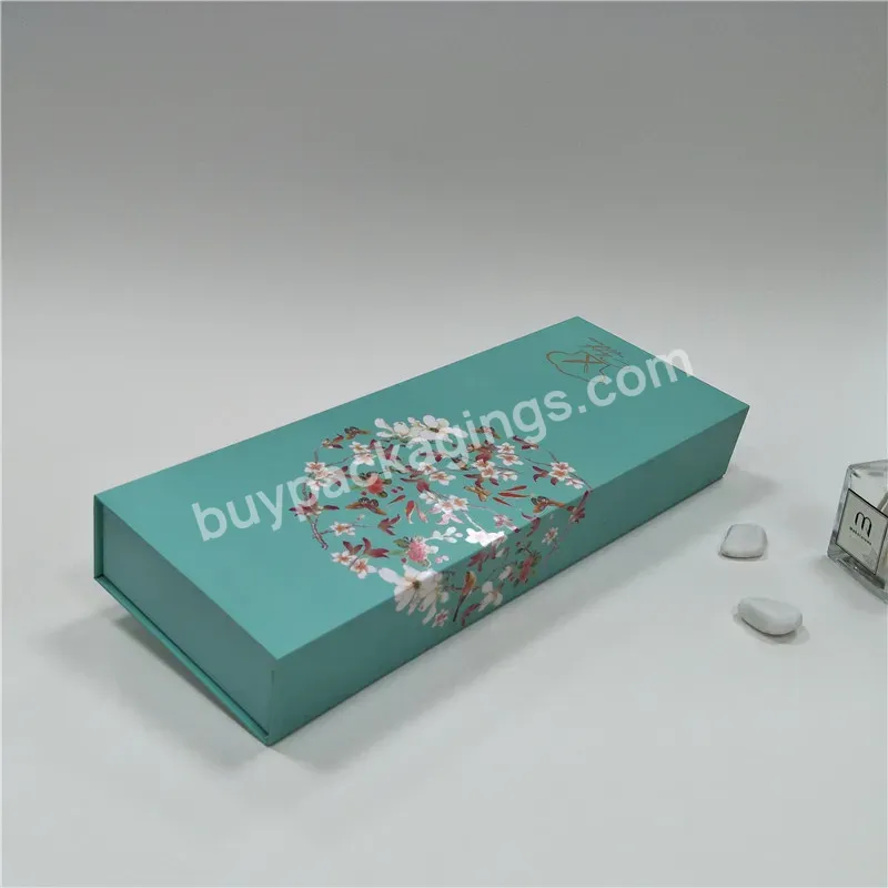 Magnetic Closure Box Skincare Gift Packaging Recycled Cardboard Magnetic Lid Black Paper Packaging Box For Cosmetic