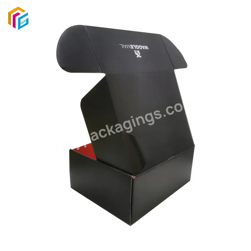 Matte Lamination Rigid Corrugated Paper Storage Clothing Gifts Packaging Black Cardboard Mailer Box For Shipping - Buy Cardboard Mailer Box,Boxes For Shipping,Paper Storage Box.