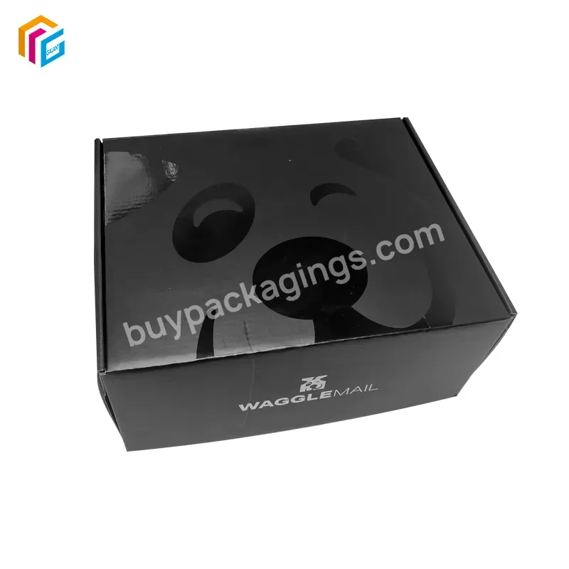 Matte Lamination Rigid Corrugated Paper Storage Clothing Gifts Packaging Black Cardboard Mailer Box For Shipping - Buy Cardboard Mailer Box,Boxes For Shipping,Paper Storage Box.