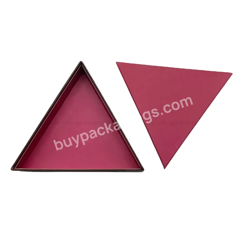 New Arrival Fancy Design Customized Logo Printing Triangle Gift Box With Lid And Base For Chocolate Candy Sweet Packaging - Buy Cute Chocolate Sweet Packaging Gift Box With Embossed Logo Gold Foil With Cardboard Inside,Low Moq Mixed Color Small Trian