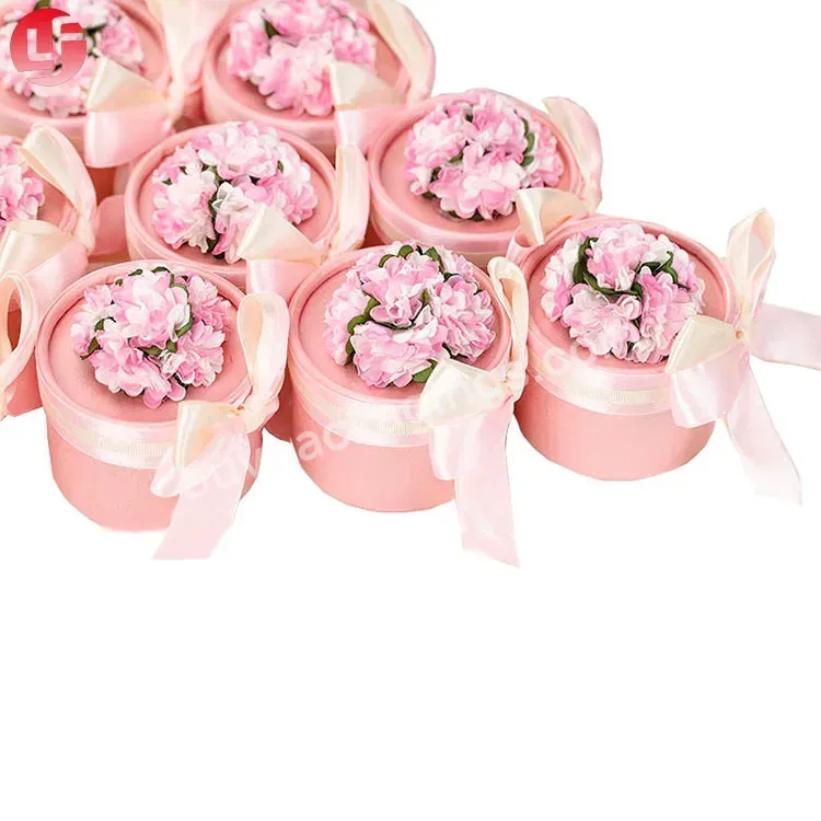 New Arrival Specially Candy Box Wedding Decoration Wedding Gift Pink Paper Box