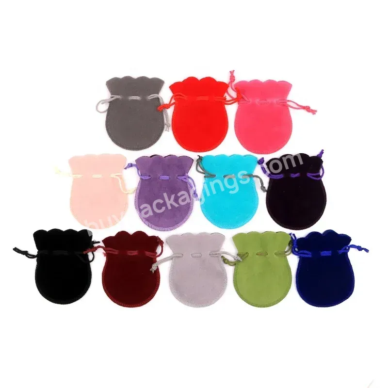 New Velvet Gourd Jewelry Pouch Drawstring Bundle Mouth Gift Bags Flannelette Bag Gift Bag