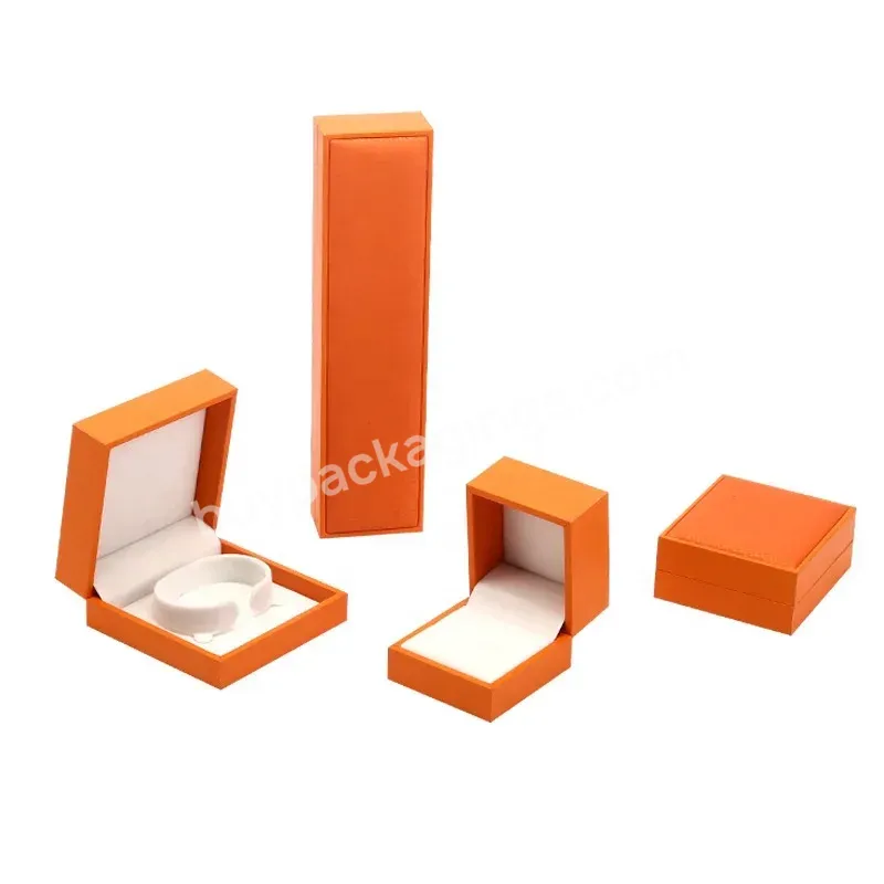 Oem Jewellery Packaging Boxes Custom Logo Orange Pu Leather Jewelery Box Set - Buy Earring Ring Necklace Pu Leather Jewelry Box Oem Jewellery Packaging Boxes Custom Logo Orange Pu Leather Jewelery Box Set
leather Jewellery Box
custom Jewelry Box Lu