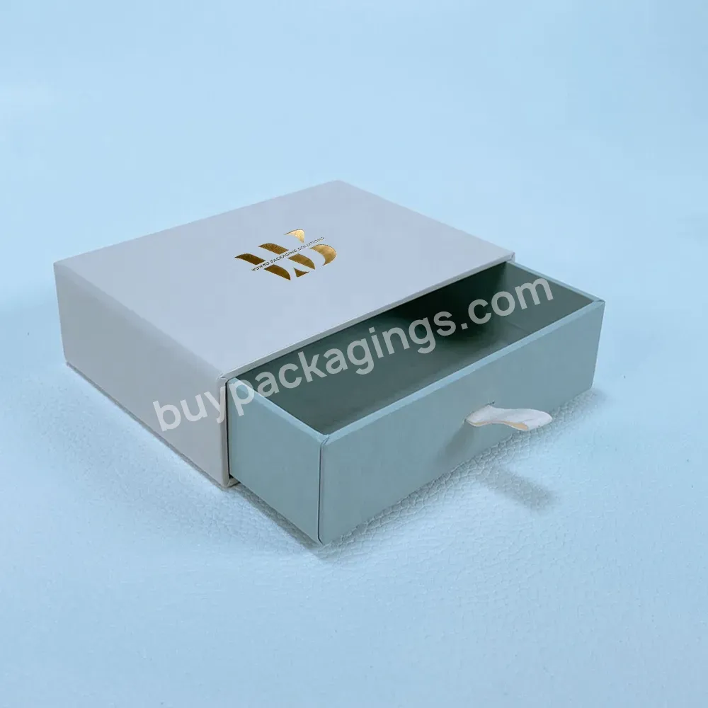 Oem Packaging Earrings Rings Candy Color Wrapper Nail Long Matchsticks Craft Colorful Printed Cardboard Gift Drawer Slide Square