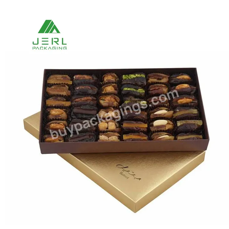 Paper Luxury Baklava Dates Chocolate Packing Packaging Gift Boxes Date Box For Ramadan