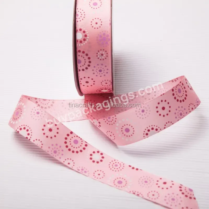 Polyester Satin Ribbon With Colourful Printing