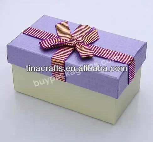 Purple Paper Bracelet Box