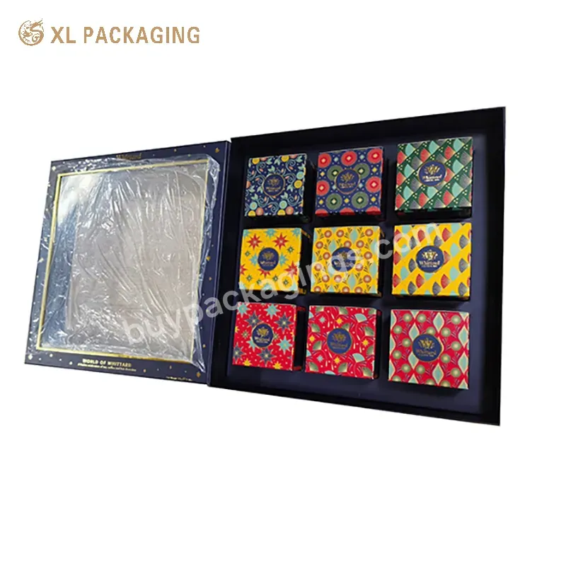 Pvc Window Custom Tea Advent Calendar Box Christmas Season Skin Care Advent Calendar Packaging Boxes 9pcs Cardboard Paper Boxes - Buy Pvc Window Custom Tea Advent Calendar Box,Christmas Season Skin Care Advent Calendar Packaging Boxes 9pcs Cardboard