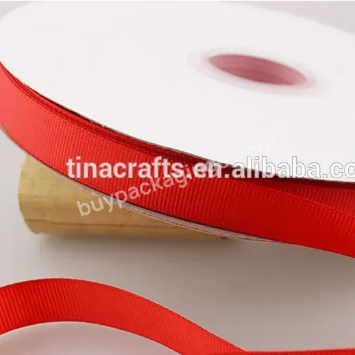 Red Matte Grosgrain Ribbon For Packing