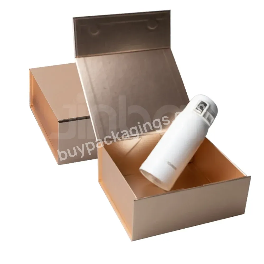 Retail Box Manufacturers Boxes For Hats Matte Rose Gold Waterproof Cardboard Gift Box Template With Shredded Paper Filler - Buy Boxes For Hats,Gift Box Filler,Gift Box Template.