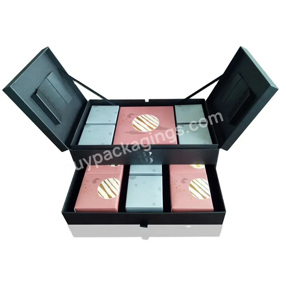 Ring Box Gate Fold Design Doors Open In Center Wholesale Luxury Jewelry Boxes Engagement Wedding Jewellery Cosmetics Makeup Pack - Buy Murah Nail Polish Set Double Gold Babyshark Jewelry Men Wigs Dresses Rose Toys Cake Oem Truffle Candles Ink Piano S