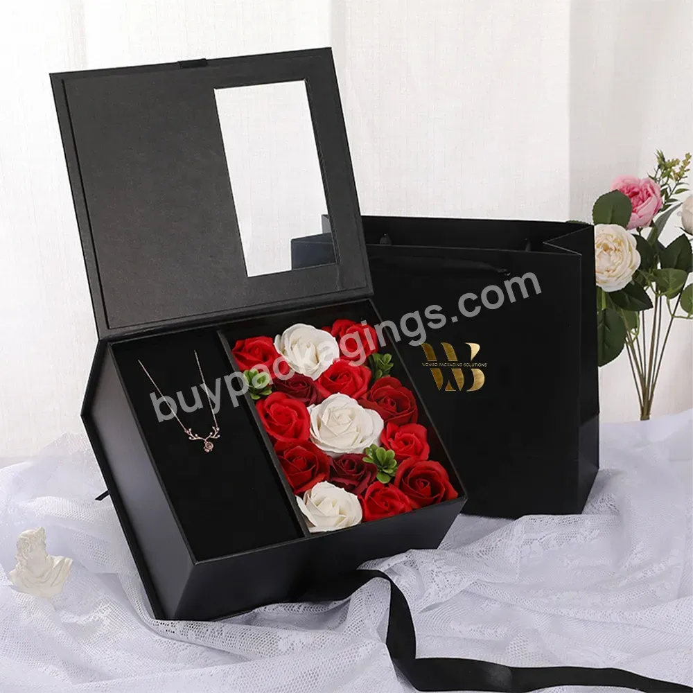 Roles Black Pink Personalized Magnetic Lid Flowerbox Cardboard Rose Soap Flower Gift Square Flowers Boxes For Bouquets Luxe Box - Buy Tall Colored Jar With Lid Candy Bar Wrapping Food Board Sleeve Wands Archayams Wooden Burger Platter White Candle Li