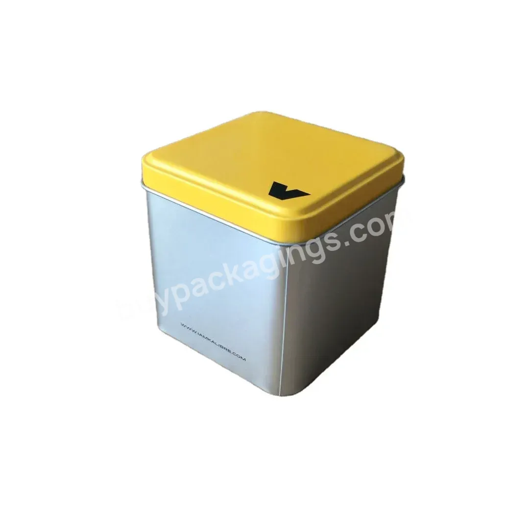 Small Full Printing Cartoon Square Watch Tin Box Square Tin Can