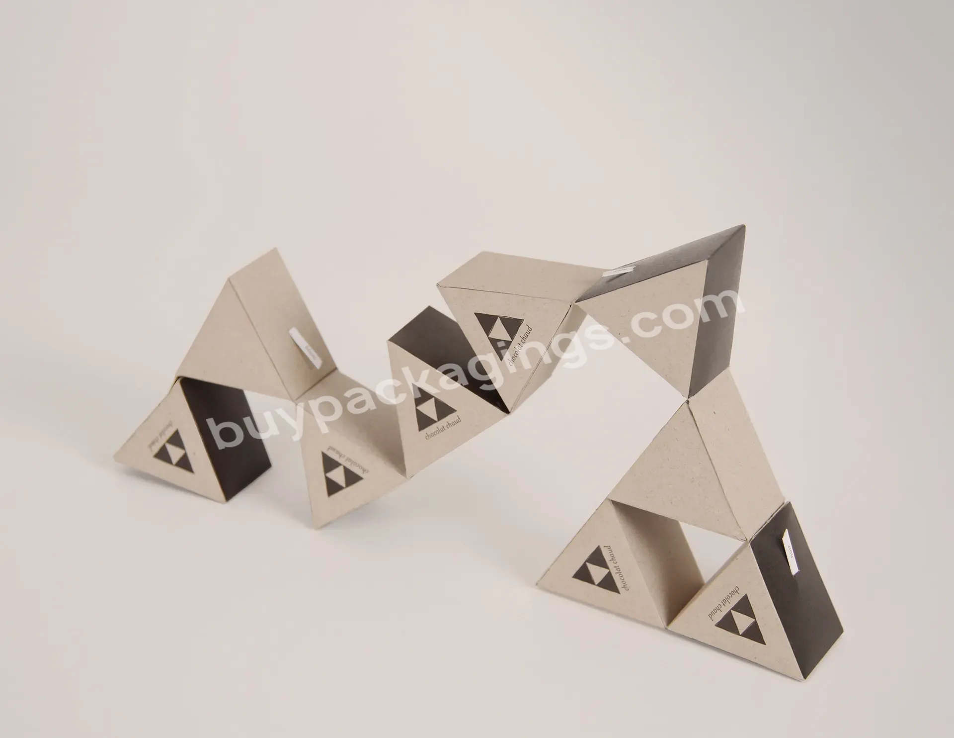 Special Creative Triangle Shape Kraft Cardboard Paper Gift Box Seesaw Detachable Movable Box Kid's Toy Sweets Candy Packaging - Buy Custom Eco Friendly Cylinder Kraft Paper Round Box White Art Paper Over Paperboard Matt Laminated Jewelry Peculiar,Cus