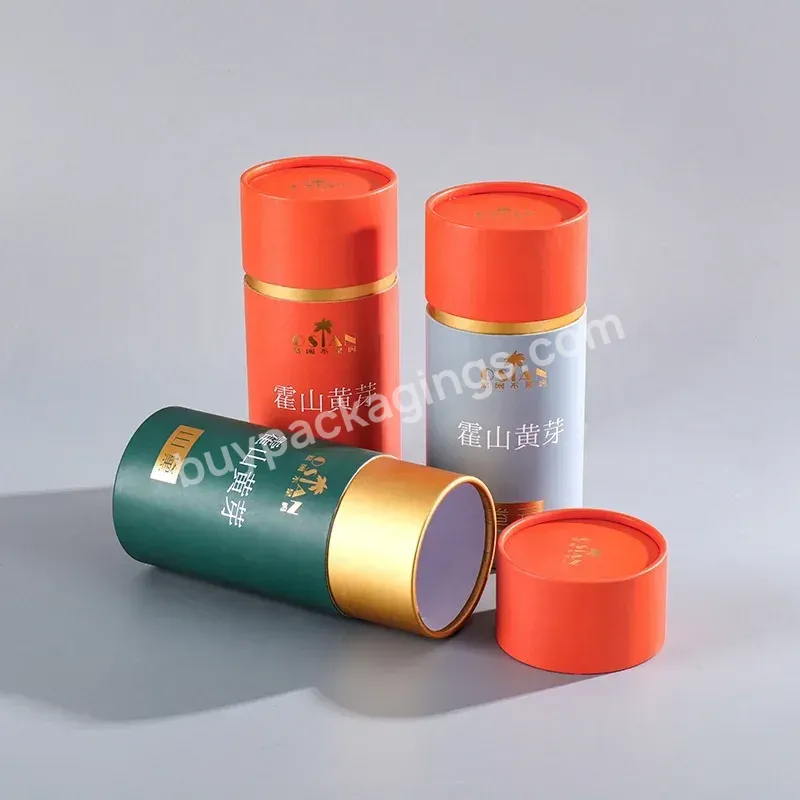 Spiral Waterproof Leaf Tea Customized Plain Recyclable Cardboard Eco Friendly Kraft Paper Shaker Tube