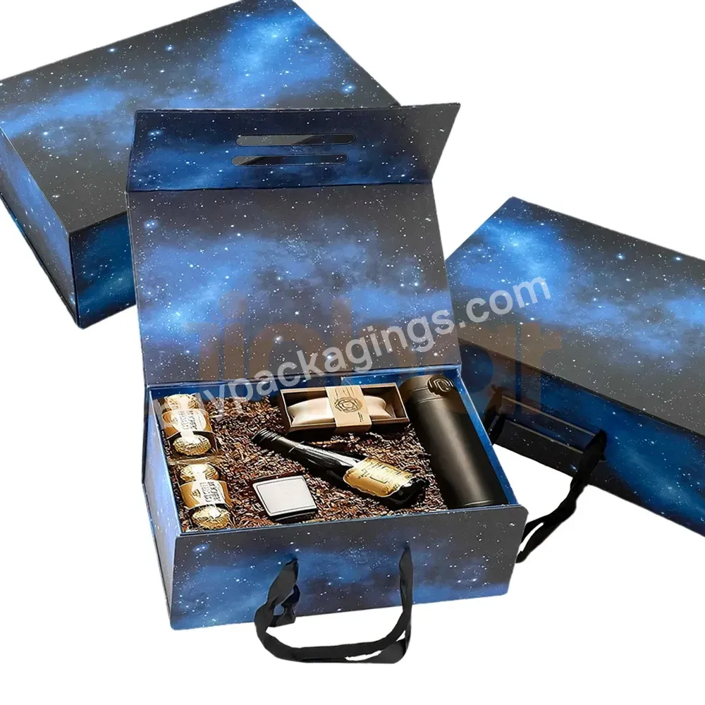 Starry Blue Cardboard Sunglass Box Explosion Gift Shoe Box Print With Handle Magnetic Cover For Halloween Cardboard Paper Accept - Buy Luxury Custom Logo Sunglasses Cases Package Folding Paper Glasses Packaging Box Triangle Eyeglasses Storage Box,Fac