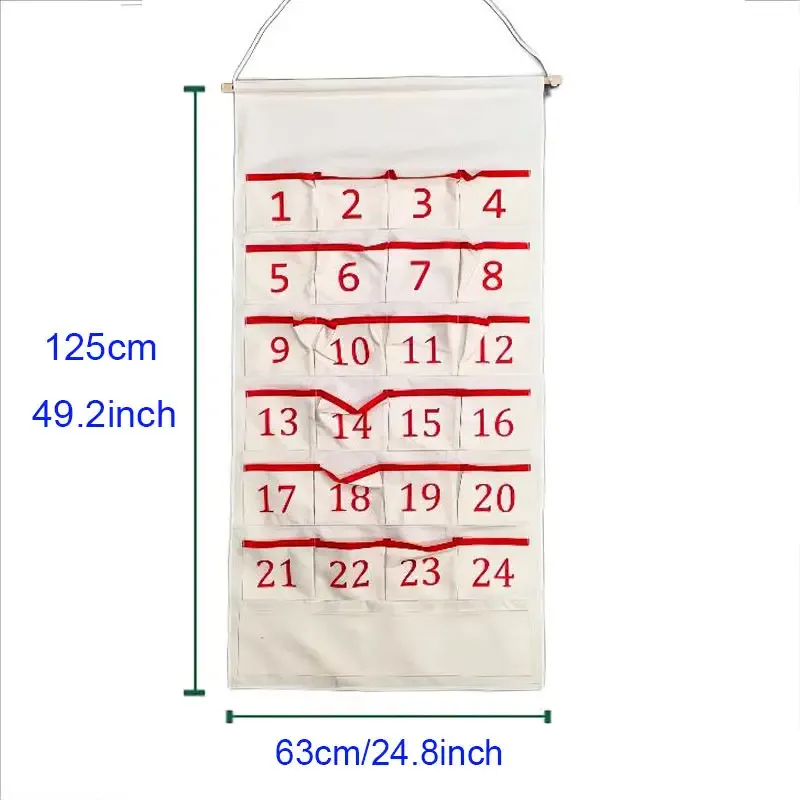 Sublimation Blanks 50x25 Inch Christmas Countdown Calendars Xmas Calendar Diy Christmas Advent Calendar - Buy Personalize Christmas Gift For Kids Advent Countdown Calendar Blank Calendar Pocket Sublimation Santa Gift Sack 24 Pockets,New Popular Chris