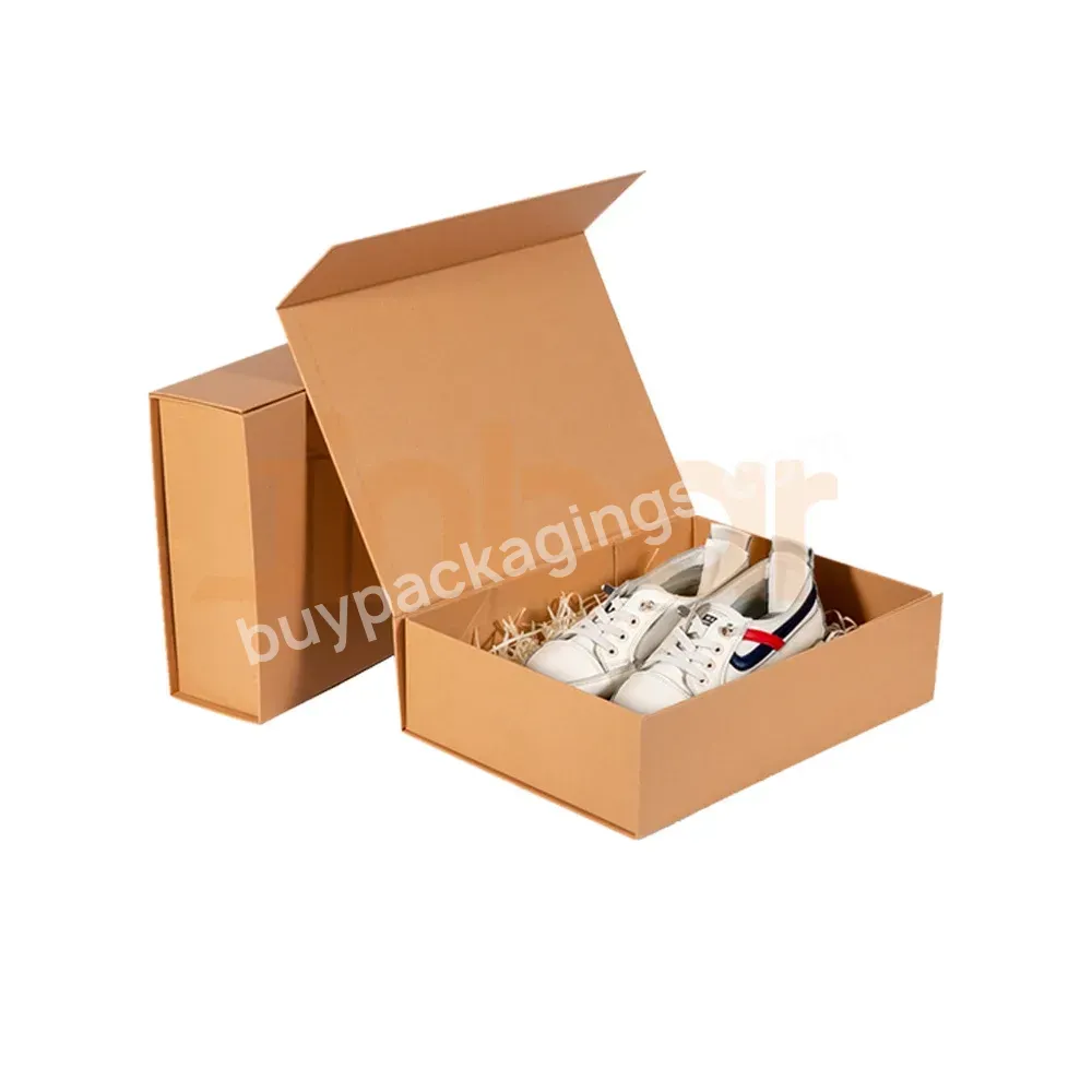 Supplier Relations Kraft Paper Small Lip Gloss Cosmetic Box Packaging Collapsible Shoe Storage Gift Box For Men Big