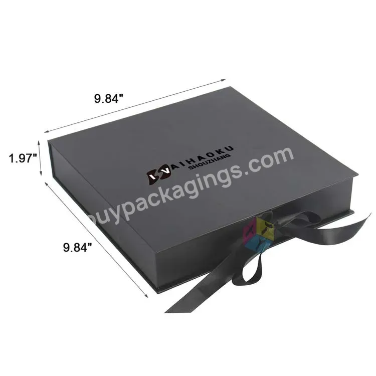 Supplies Black Apparel Packaging T Shirt Box