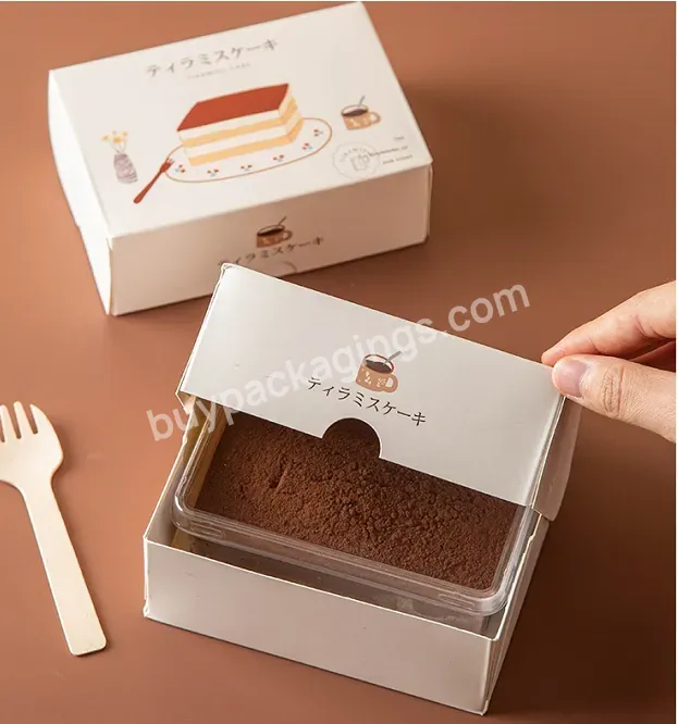 Tiramisu Packaging Box Mousse Cake Box Container Disposable Packaging Berry Small Box Dessert Baking Package - Buy Tiramisu Box,Tiramisu Cake Box,Tiramisu Packaging Box.