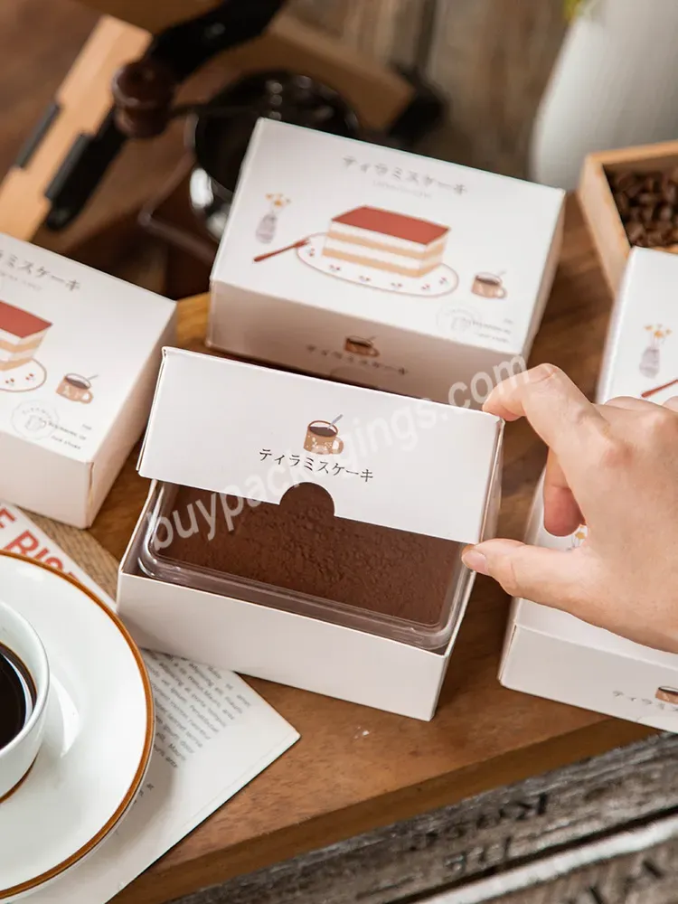 Tiramisu Packaging Box Mousse Cake Box Container Disposable Packaging Berry Small Box Dessert Baking Package - Buy Tiramisu Box,Tiramisu Cake Box,Tiramisu Packaging Box.