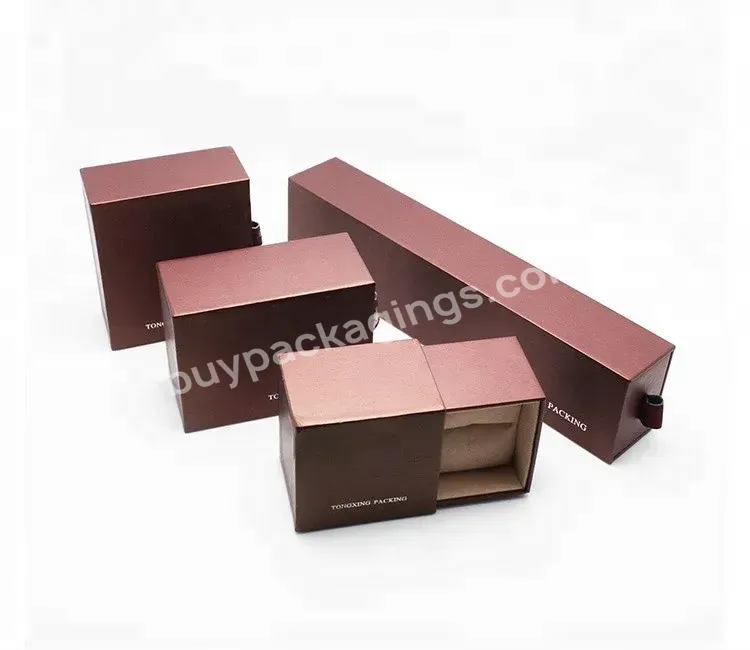 Tongxing New Design Paper Jewelry Packaging Box Jewellery Packaging Custom Logo Jewelry Gift Box Necklace Ring Bracelet Box