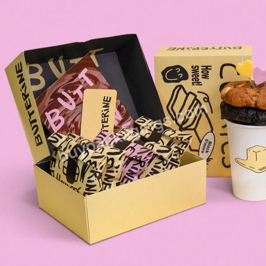 Unique Design High Fashion Foldable Biscuits Packaging Cardboard Box