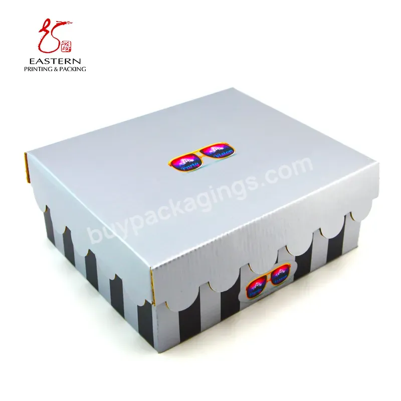 Unique Design Three Different Size Gift Packaging Box Custom Logo Carton Packaging Paper Box