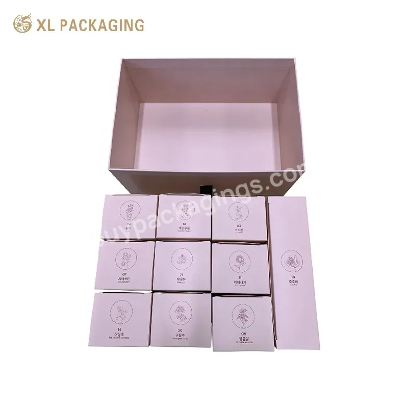 Wholesale Custom 25pcs Pink High Quality Drawer Box Gift Box Packaging With Advent Calendar Box - Buy Paper Advent Calendar Box,Gift Box Packaging,Carboard Drawer Box Gift Box.