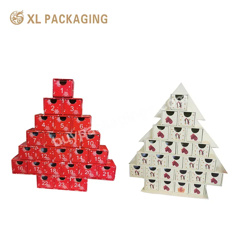 Wholesale Custom Cardboard Cosmetics Christmas Advent Calendar Box - Buy Luxury Custom Christmas Advent Calendar Packaging Gift Box Baby Memory Box,Advent Calendar Packaging Box,Chocolate Advent Calendar.