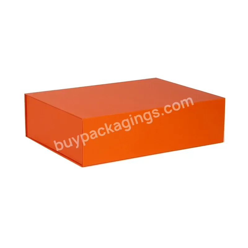 Wholesale Custom Foldable Magnetic Orange Luxury Paper Gift Box For Packing - Buy Paper Gift Box,Custom Luxury Paper Paper Gift Box,Paper Gift Box For Packing.