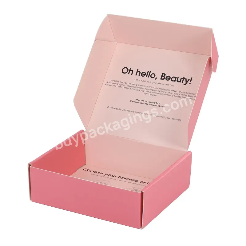 Wholesale Custom Latest Design Corrugated Carton Packaging Packing Delivery Box With Your Own Logo