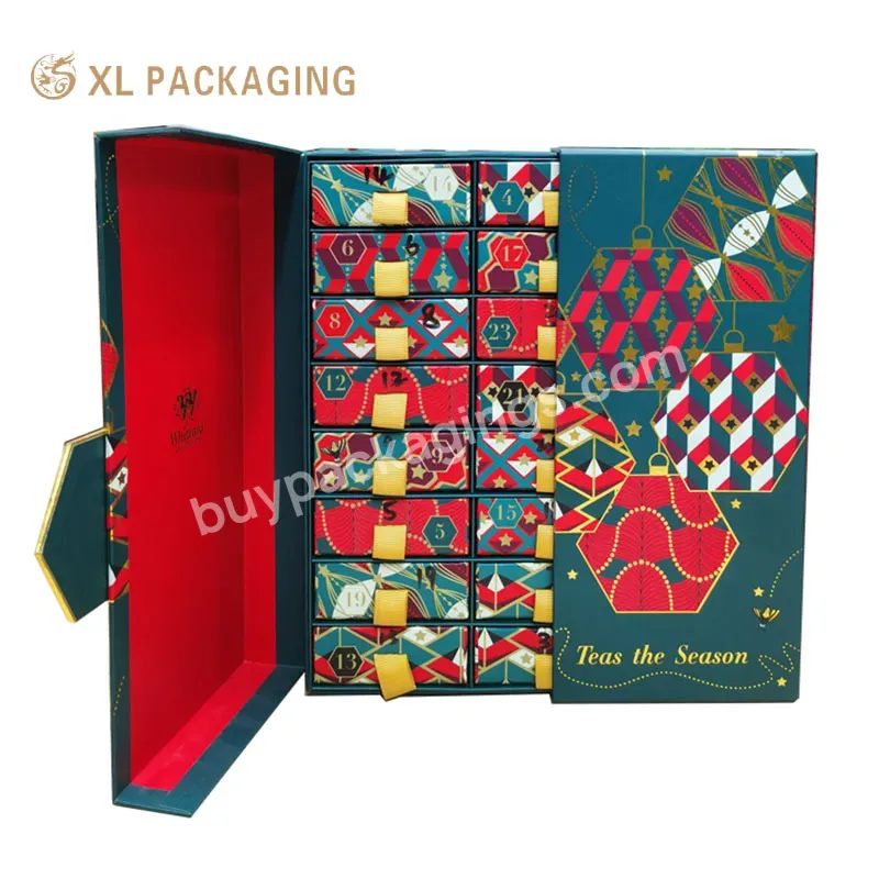 Wholesale Custom Logo 24 Luxury Cardboard Fashion Double Door Magnet Advent Calendar Box For Festival - Buy Luxury Cardboard Calendar Box,Magnet Advent Calendar Box,Paper Advent Calendar Boxes.