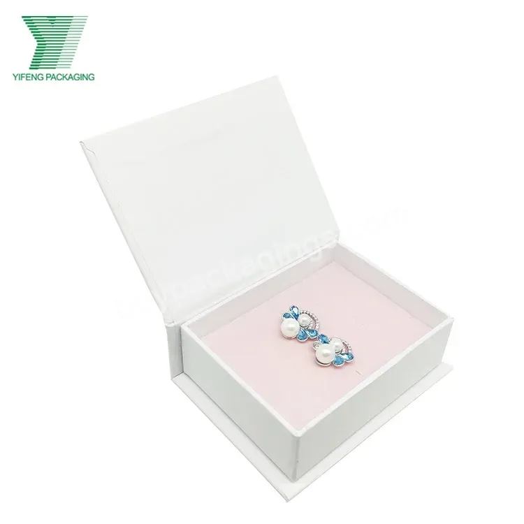 Wholesale Customized Environmentally Friendly Paper Personalized Luxury Jewelry Box Earrings Ring Box Gift Packaging