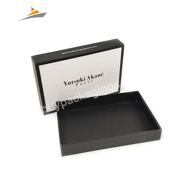 Wholesale Eco Friendly Free Design Personalized Luxury Rigid Cardboard Paper Box For Cloth Shoe Underwear Packaging