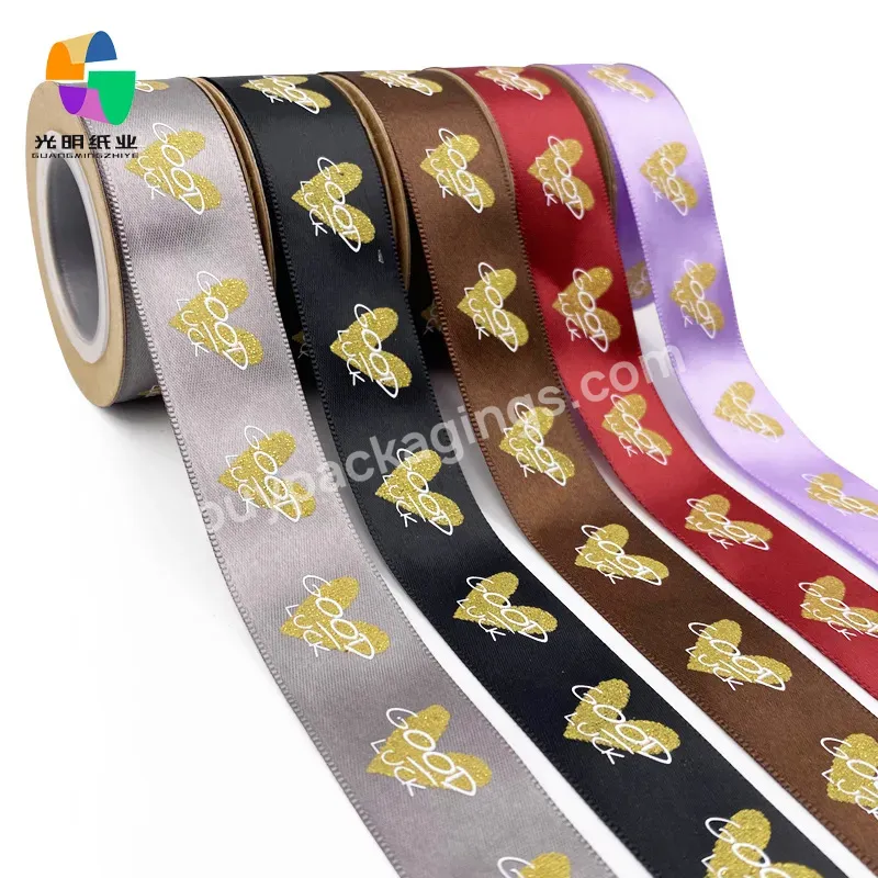 Wholesale Embossed Edge 100% Polyester Gift Satin Ribbon Single Sided Custom Satin Ribbon Roll For Packaging - Buy Satin Ribbon Bows For Clothes Diy,Satin Ribbon Printer 300 Dpi,Satin Ribbon Print.