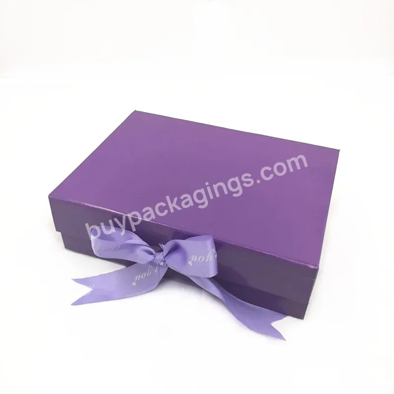 Wholesale High Quality Luxurious Paper Folding Magnetic Packaging Box Gift Boxes With Magnetic Lid For Clothes Packaging