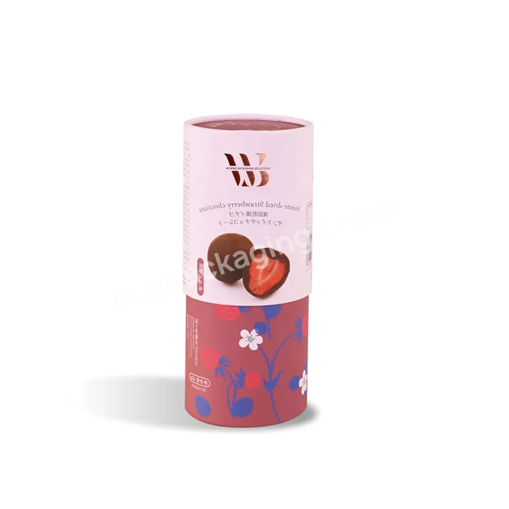 Wholesale Price Big Capacity Customized Logo Printed Mixed Color Round Gift Box For Crayon Tea Packing