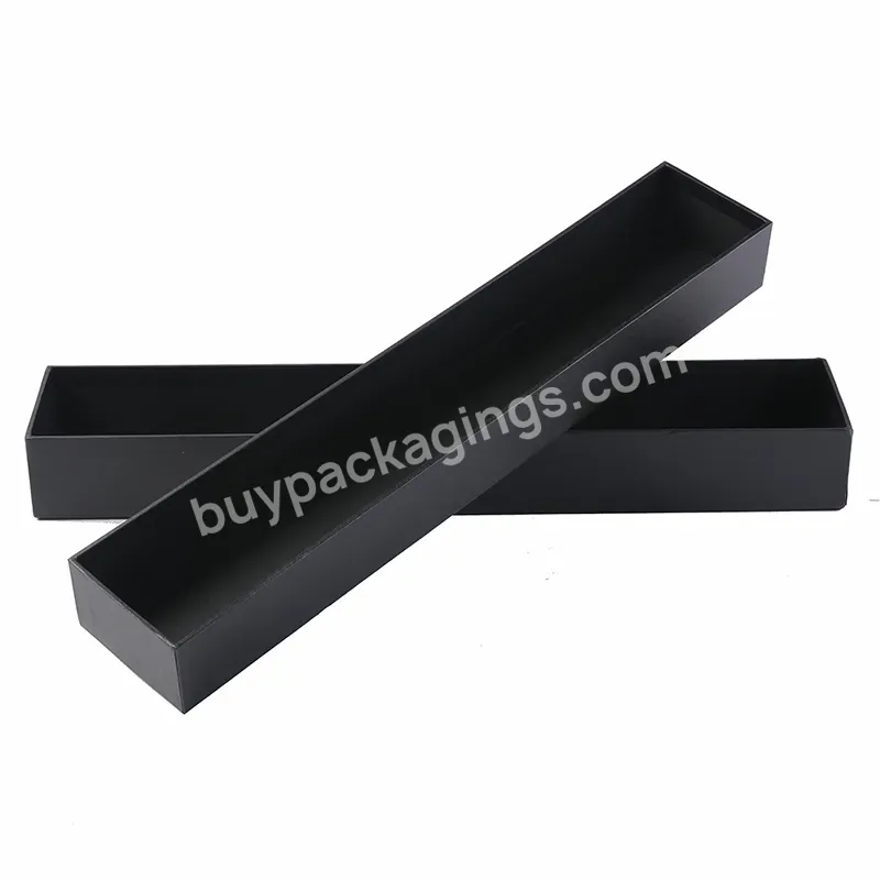 Wholesale Price Luxury Long Rectangular Black Paper Necklace Gift Jewelry Box Packaging For Small Business - Buy Wholesale Price Jewelry Paper Packaging Gift Box For Jewelry Packaging,Necklace Packaging Jewelry Box With Pouch And Bag,Jewelry Gift Pac