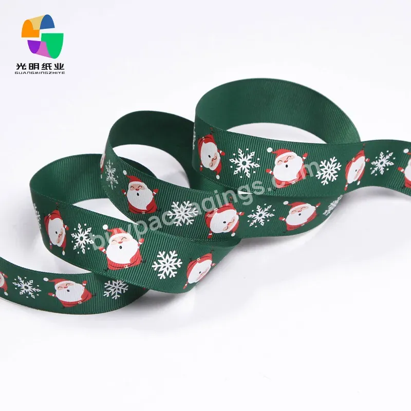 Wholesale Suppliers Custom 10cm Handmade Christmas Print Satin Ribbons For Shipping Packaging - Buy Satin Acetate Ribbon,Ribbon Printer Satin,Satin Ribbons 1 1/2 Inch Double Face.