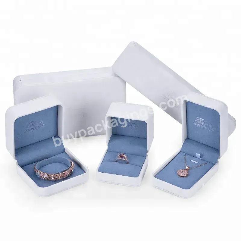 Wholesale White Luxury Custom Logo Romantic Engagement Ring Box